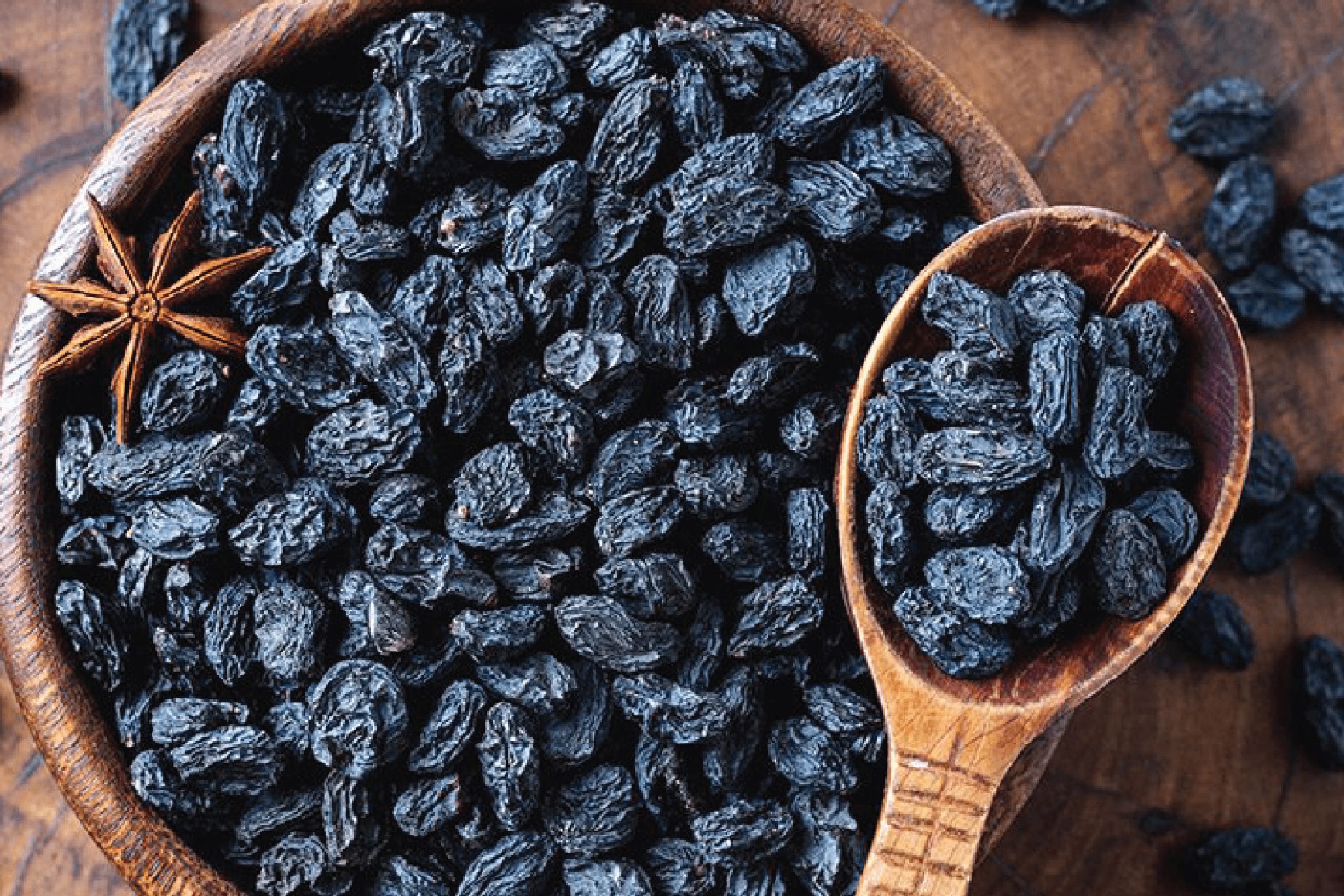 Dried black currants