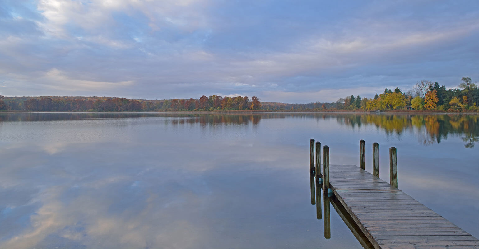 Michigan lake dock